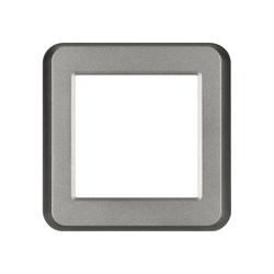 Рамка пластиковая FRM-VERSA-PL-1-GR (Arlight, -) 043769 - фото 171221