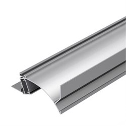 Профиль с экраном ALM-ARC-SIDE-2000 ANOD+FROST (Arlight, Алюминий) 029851-1 - фото 171325