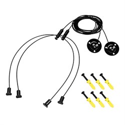 Подвес LINE-6070 2x2m Set BLACK (Pad 9x2mm) (Arlight, Металл) 056257 - фото 171350