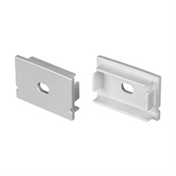 Заглушка LINE-3020 SILVER с отверстием (Arlight, Пластик) 057058 - фото 171407