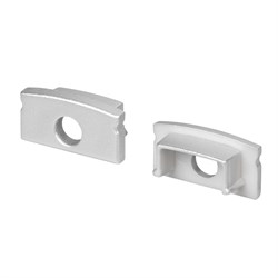 Заглушка LINE-1708 SILVER с отверстием (Arlight, Пластик) 054381 - фото 171416