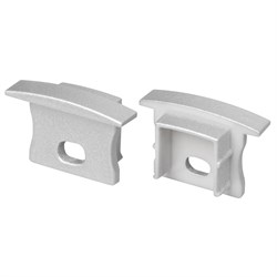 Заглушка LINE-2315-F SILVER с отверстием (Arlight, Пластик) 054379 - фото 171422