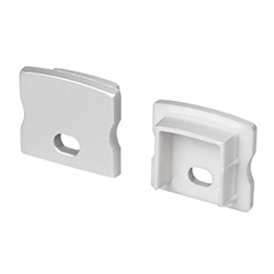 Заглушка LINE-1715 SILVER с отверстием (Arlight, Пластик) 054382 - фото 171450