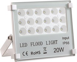 Светильник STR-FIRE REF 20W 4200K IP65 60*60гр 230V SMD 2200Лм PF?0.9 белый -  уличный светодиодный   FL-2000000294193 - фото 17183