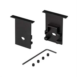 Заглушка SL-COMFORT-2542-F BLACK c отверстием (Arlight, Металл) 031783-1 - фото 171849