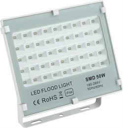 Светильник STR-FIRE REF 50W 4200K IP65 40*70гр 230V SMD 5500Лм PF?0.9 белый -  уличный светодиодный   FL-2000000294216 - фото 17185