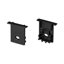 Заглушка SL-COMFORT-1722-F BLACK c отверстием (Arlight, Пластик) 031778-1 - фото 171878