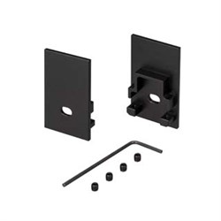 Заглушка SL-COMFORT-2542 BLACK c отверстием (Arlight, Металл) 031737-1 - фото 171911