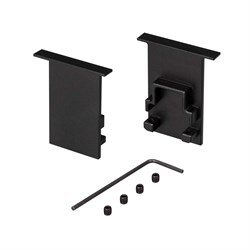 Заглушка SL-COMFORT-2542-F BLACK глухая (Arlight, Металл) 031782-1 - фото 171925