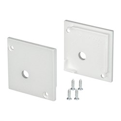 Заглушка SL-KANT-H30 SQUARE с отверстием (Arlight, Пластик) 024481-1 - фото 171940