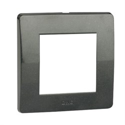 BRAVA Рамка 2 модуля черная 75020N - фото 17208