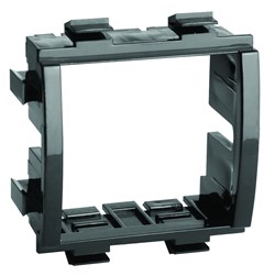 Каркас под 2 модуля Viva черный F0000AB - фото 17218