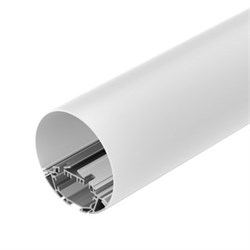 Профиль с экраном SL-ROUND-D90-2500 ANOD+OPAL (Arlight, Алюминий) 024076-1 - фото 172254