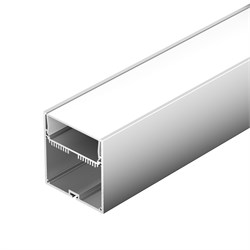 Профиль с экраном SL-LINE-7477-2500 ANOD+OPAL (Arlight, Алюминий) 020468-1 - фото 172279
