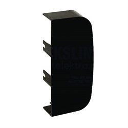 Заглушка 110х50мм черная 01005A - фото 17245