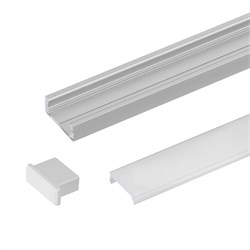 Профиль с экраном MIC-2000 ANOD+OPAL (Arlight, Алюминий) 029024-1 - фото 172582