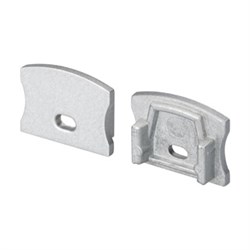 Заглушка для ALU-WIDE-H15 с отверстием (Arlight, Металл) 023370-1 - фото 172656