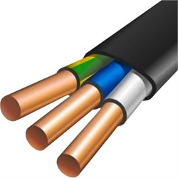 ВВГнг-LS 3x2,5 черный ГОСТ Гамма кабель   - провод 2000000336251 - фото 17275