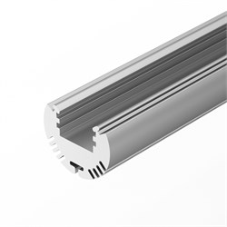 Профиль с экраном ALU-ROUND-2000 ANOD+FROST (Arlight, Алюминий) 015524-1 - фото 172891