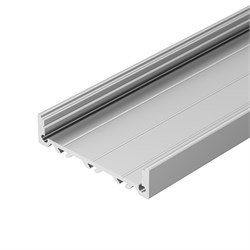 Профиль с экраном ALU-SUPER-H10-2000 ANOD+FROST (Arlight, Алюминий) 014865-1 - фото 172929