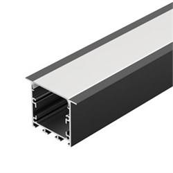 Профиль LINIA49-F-M-3000 BLACK (Arlight, Алюминий) 055443 - фото 173022