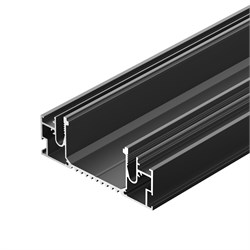 Профиль STRETCH-41-CEIL-CENTER-2000 BLACK (Arlight, Алюминий) 055206 - фото 173111