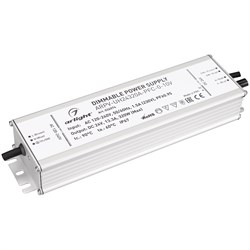 Блок питания ARPV-UH24320A-PFC-0-10V (24V, 13.3A, 320W) (Arlight, IP67 Металл, 7 лет) 026574-1 - фото 173345