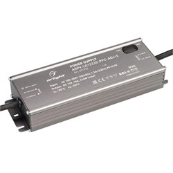 Блок питания ARPV-LG12220-PFC-ADJ-S (12V, 18.0A, 216W) (Arlight, IP65 Металл, 5 лет) 021922-2 - фото 173582