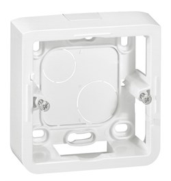 Коробка Mosaic накладная 2М, 40х12.5мм (белая) LEG80281  80281 - фото 17372