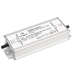 Блок питания ARPV-UH24150-PFC-55C (24V, 6.3A, 150W) (Arlight, IP67 Металл, 5 лет) 025045-1 - фото 173753