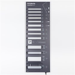 Стенд Профиль Линейный Свет LUX-E10-1760x600mm (DB 3мм, пленка, подсветка) (Arlight, -) 000900 - фото 175257