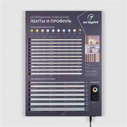 Стенд Ленты и Профиль ARL-COMBO-01-830х600mm (230V) (Arlight, -) 033454(3) - фото 175432