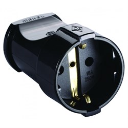 Штепсель (з) черный 10053 1005356 - фото 17553