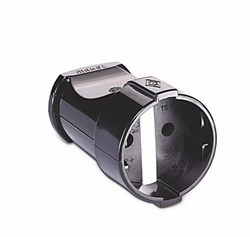 Штепсель  черный 10054 10054 - фото 17554