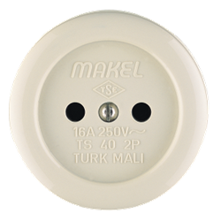 Розетка  накладная  16012 16012m - фото 17555