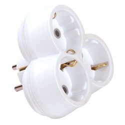 F27 Розетка-тройник  "Ромашка" FAR F27 - фото 17563