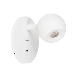 Светильник SP-OTTORI-WALL-CHARGE-6W Warm3000 (WH, 30 deg, 230V, USB-C) (Arlight, IP20 Металл, 3 года) 058477 - фото 177017