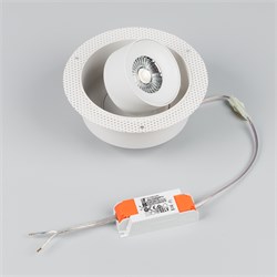 Светильник SP-PLURIO-BUILT-TRIMLESS-R160-9W Day4000 (WH-WH, 36 deg, 230V) (Arlight, IP20 Металл, 3 года) 038065 - фото 177092
