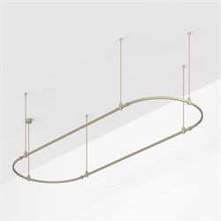 Основание ART-APRIORI-OVAL-ROD-800-3000x1000 (OG) (Arlight, IP20 Металл, 3 года) 054396 - фото 178273