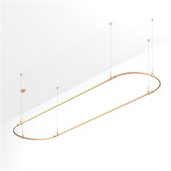 Основание ART-APRIORI-OVAL-HANG-4000x1000 (GD) (Arlight, IP20 Металл, 3 года) 054525 - фото 178315