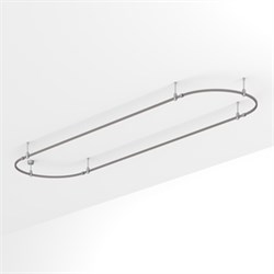 Основание ART-APRIORI-OVAL-ROD-200-4000x1000 (TN) (Arlight, IP20 Металл, 3 года) 054528 - фото 178359