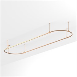 Основание ART-APRIORI-OVAL-ROD-400-4000x1000 (GD) (Arlight, IP20 Металл, 3 года) 054529 - фото 178361