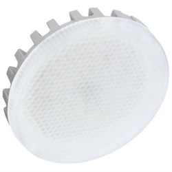 Ecola Light GX53 LED 11,5W Tablet 220V 4200K 27x75 матовое стекло  (ребристый алюм. радиатор) 30000h T5MV11ELC - фото 17848