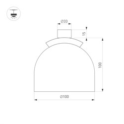 Светильник ART-INBELT-CUP-R100-8W Day4000-MIX (BK, 90 deg, 48V, DALI) (Arlight, IP20 Металл, 3 года) 051177 - фото 178807