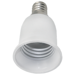 Ecola base Переходник с цоколя E14 на E27 Белый A4T14WEAY - фото 18069