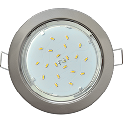Светильник Ecola GX53 H4 Downlight without reflector_satin chrome ( ) 38х106 (к+) FS53H4ECB - фото 18075