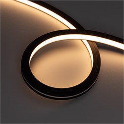 Лента герметичная NOVA-TOP-BLACK-A120-16x15mm 24V Warm3000 (10 W/m, IP67, 2835, 5m, wire x2) (Arlight, Вывод боковой, 5 лет) 036731 - фото 181084