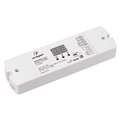 Контроллер тока SMART-K5-RGBW (12-36V, 4x700mA, 2.4G) (Arlight, IP20 Пластик, 5 лет) 023004-1 - фото 181346
