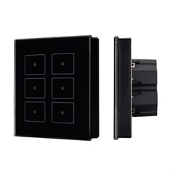 Панель Sens SR-KN0611-IN Black (KNX, DIM) (Arlight, -) 023038-1 - фото 181365