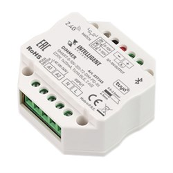 INTELLIGENT ARLIGHT Диммер SMART-0-10V-301-72-DIM-PD-IN (230V, 1x20mA, TUYA BLE, 2.4G) (IARL, IP20 Пластик, 5 лет) 037345-3 - фото 181507